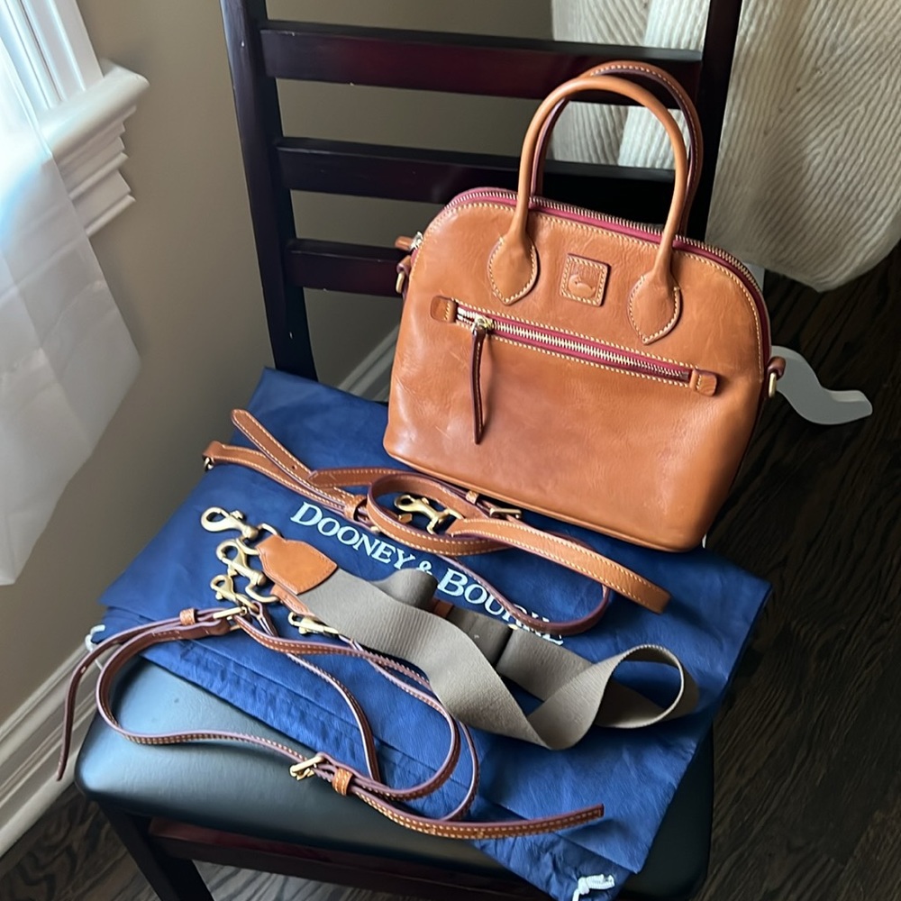 Dooney & Bourke convertible domed satchel crossbody Florentine